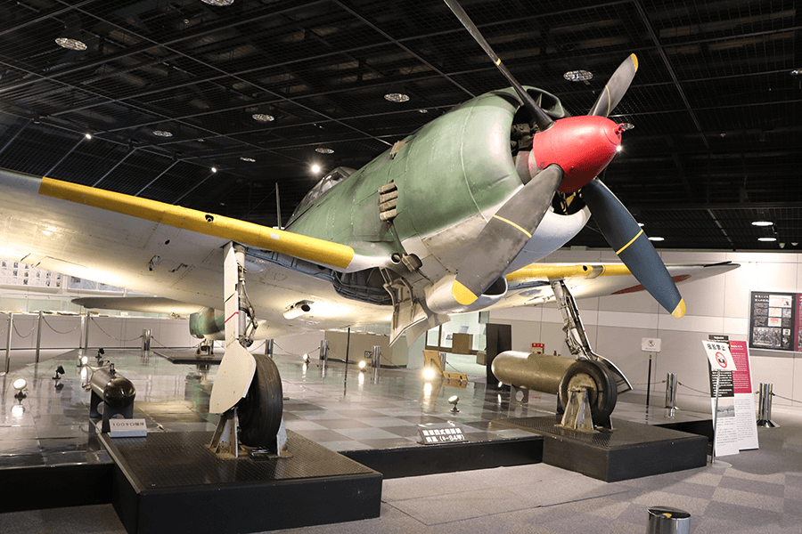 Hayate fighter aircraft exhibit room02